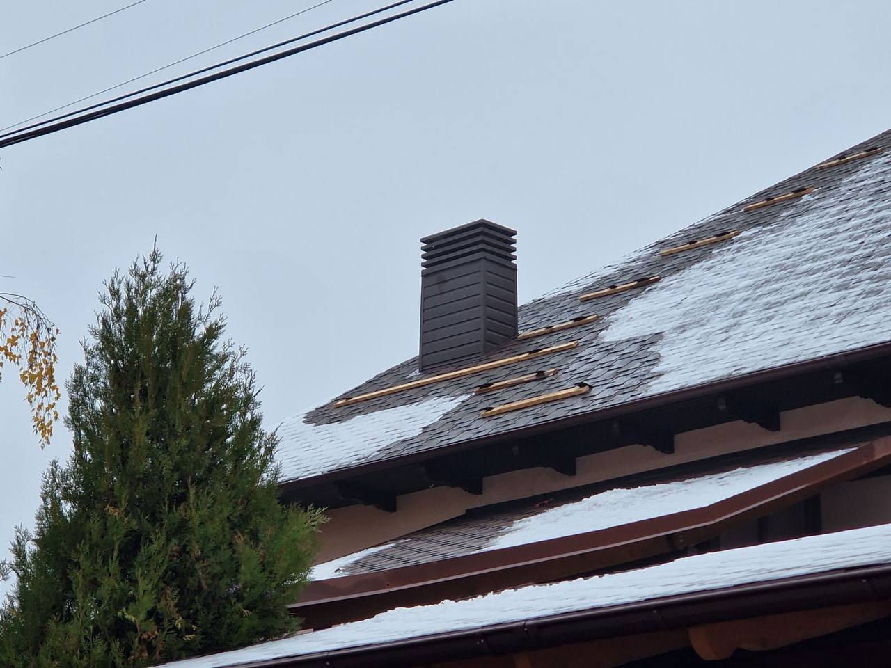 Cos de fum inox ventilarea hogeac parapet gard palarii gard дымоход из нержавеющей стали парапет foto 3