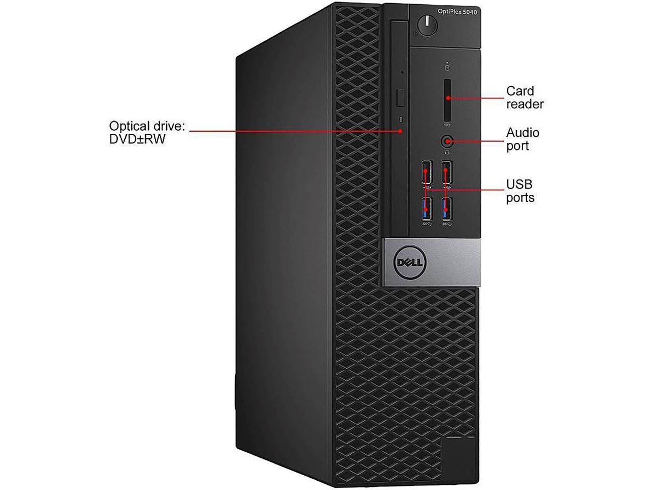 Dell desktop optiplex 5040 intel core i5 6th gen 6500 3 20ghz 16 gb