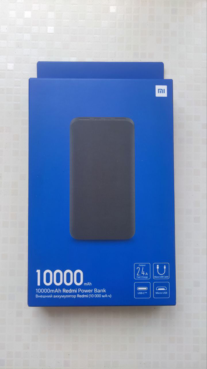 Внешний аккумулятор xiaomi 10000