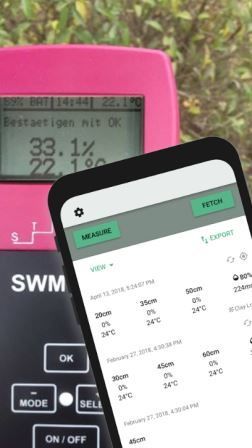 Umidometru + Termometru pentru sol...Влагомер почвы SWM 5000 немецкий... foto 4