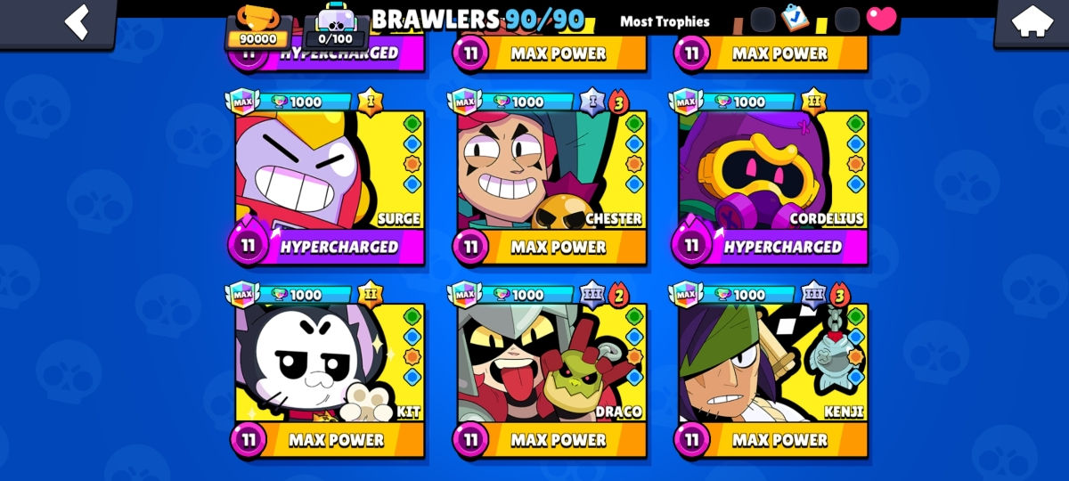 Cont de Brawl Stars 90.000🏆 foto 3