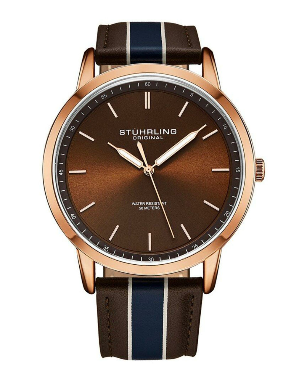 Часы Stuhrling Original Vogue с ремешком из натуральной кожи