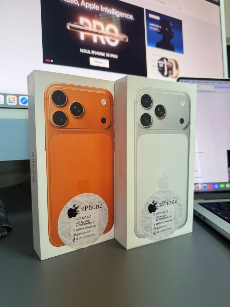 iPhone 17 Pro 1TB Магазин zPhone Гарантия 24Мес (256ГБ/512ГБ/1ТБ) В наличии  все цвета. foto 1