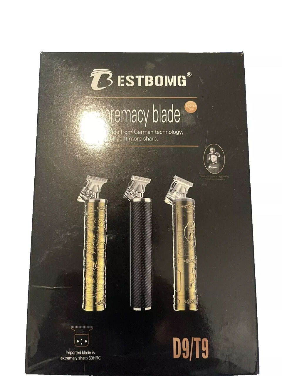 Bestbong- d9/t9 беспроводная машинка для стрижки волос - будда foto 0