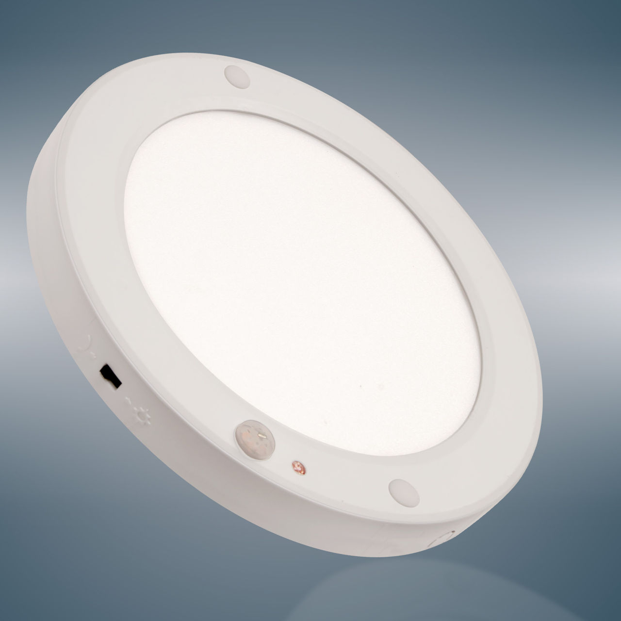 Corpuri de iluminat cu senzori panlight în chișinău, plafoniera cu senzor cu led, iluminat cu senzor foto 0