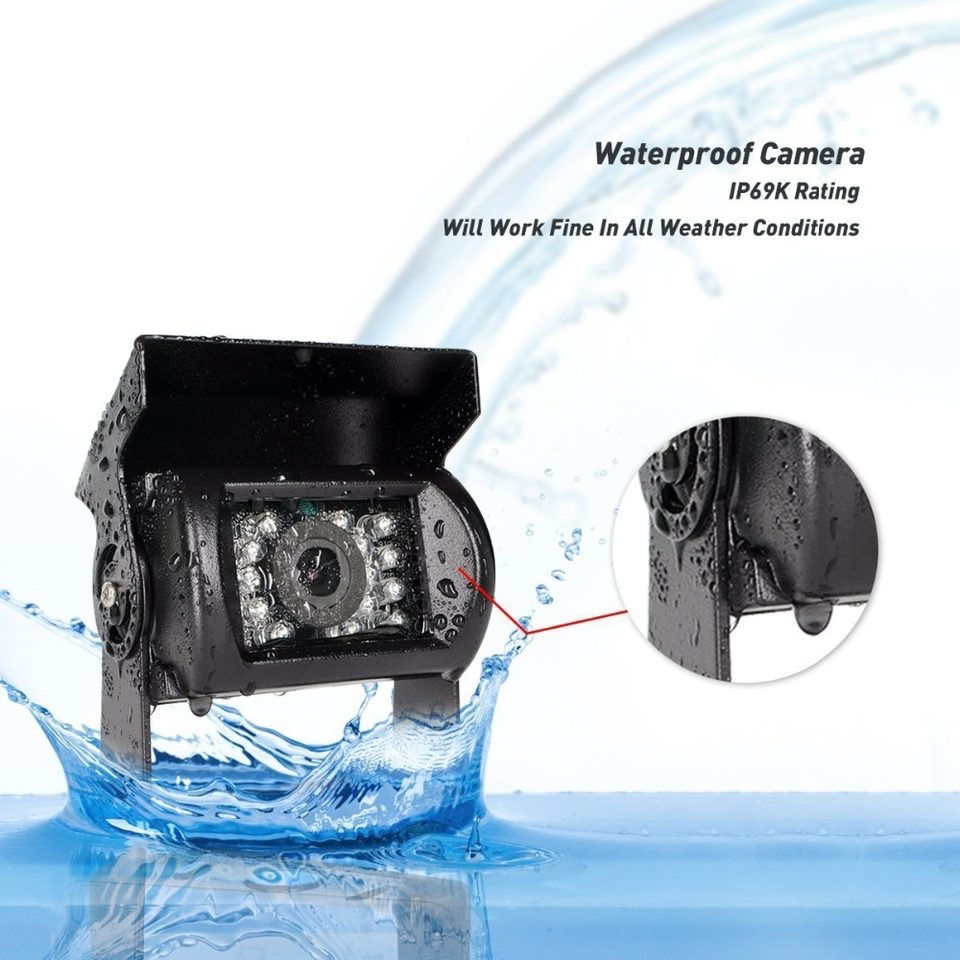 Camera auto cu monitor de 7 pentru camioane foto 3