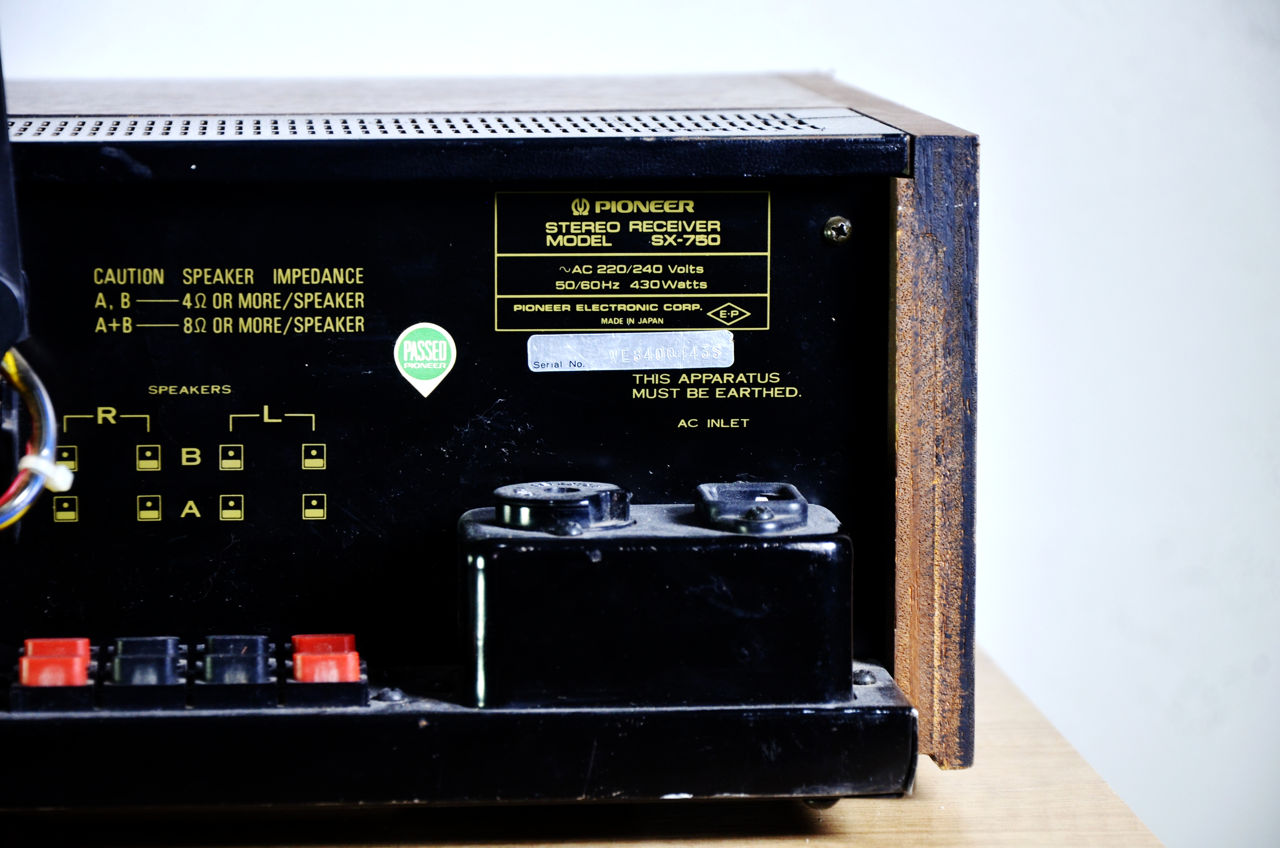 Pioneer SX-750 AM/FM Stereo Receiver (1976-78) Топовый мощный фото 9