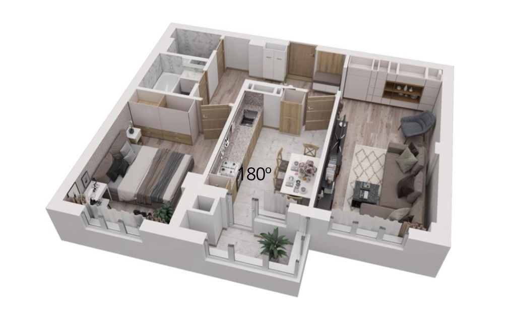 Apartament cu 2 camere,  BAM,  Bălți,  Bălți mun. foto 1