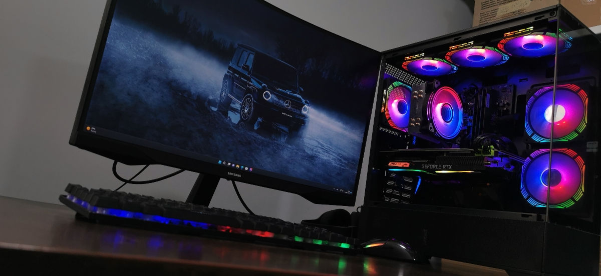 Gaming PC! i7 8700k rtx 2070 Msi GamingX 32Gb Ram foto 2