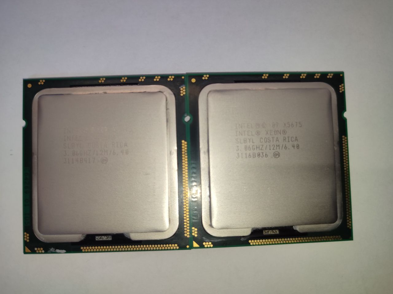 Intel Xeon Socket FCLGA1366 X5675 x2 L5640 x2