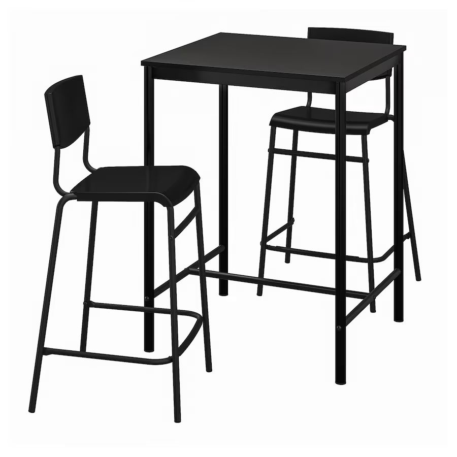 Set masă cu scaune de bar Ikea фото 4