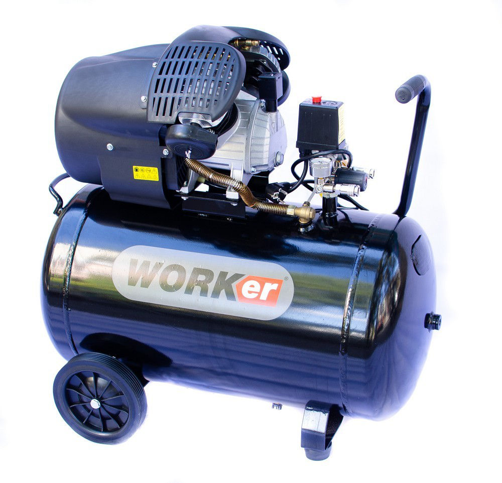 Compresor de aer Technoworker MV 50 L 2200 W  / Garantie foto 2