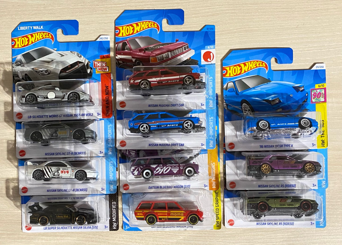 Hot Wheels Mainline Honda, Toyota, Mazda JDM foto 0