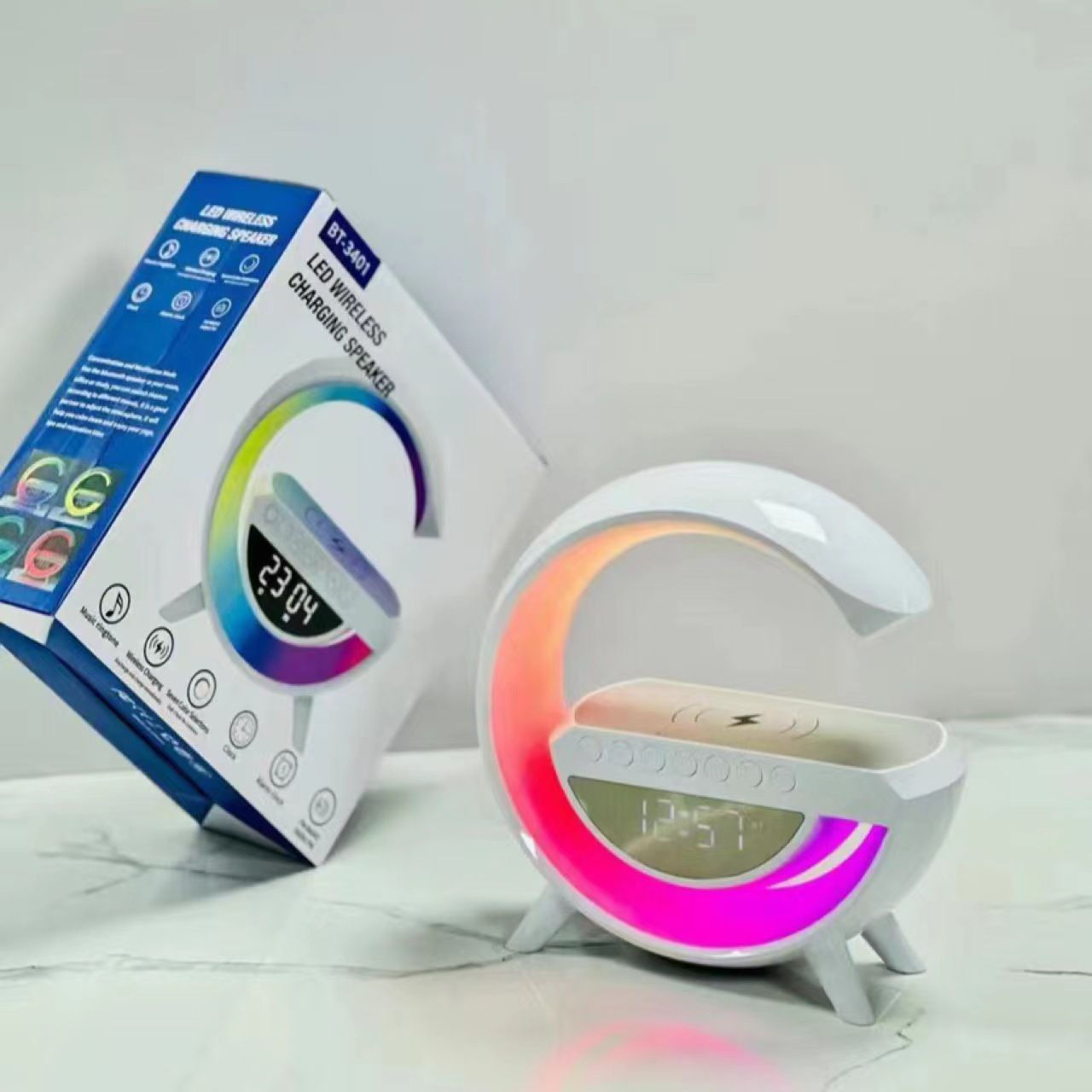 G-Lampa, BT Boxa, Incarcator wireless, Ceas foto 5