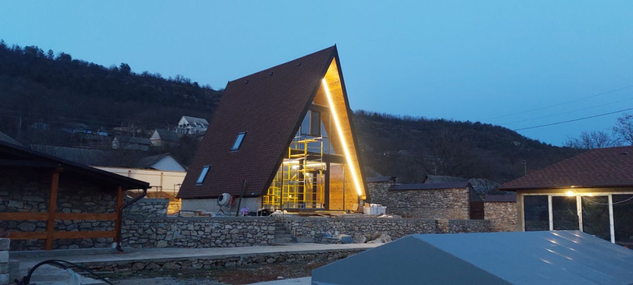 Construim case si vile la cheie/строительство домов под ключ foto 9