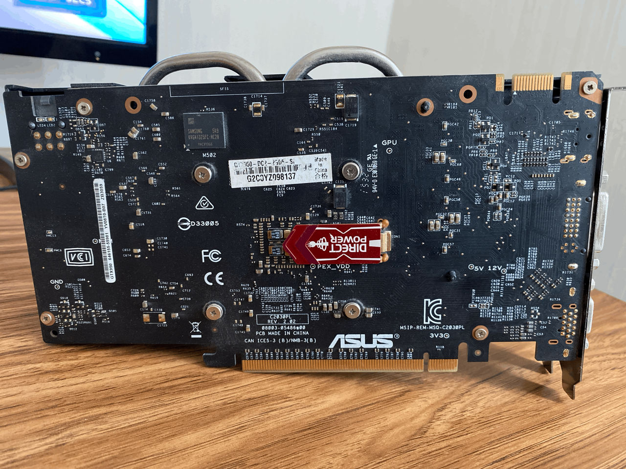 Видеокарта Asus PCI-Ex GeForce GTX 750 Ti 2048MB GDDR5 (128bit)