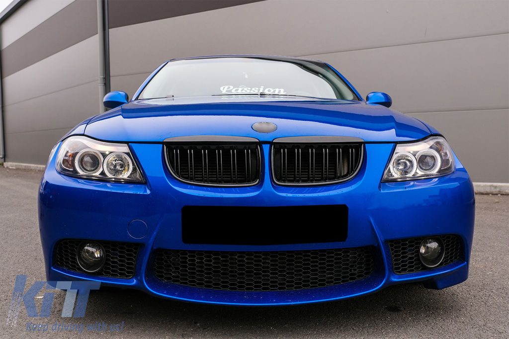 Livrare Gratuita Grile ноздри M Nari BMW Seria 3 E90 E91 Pre-LCI (2005-2008) Negru Lucios foto 1