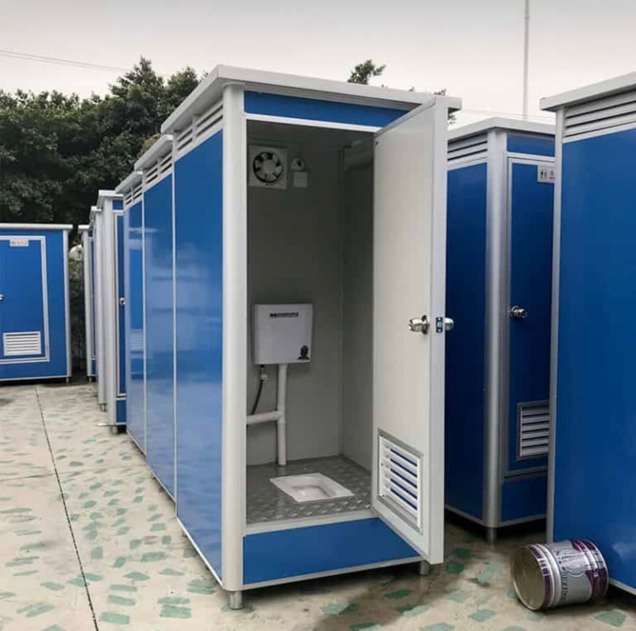 WC Modular din Structură Metalică foto 5