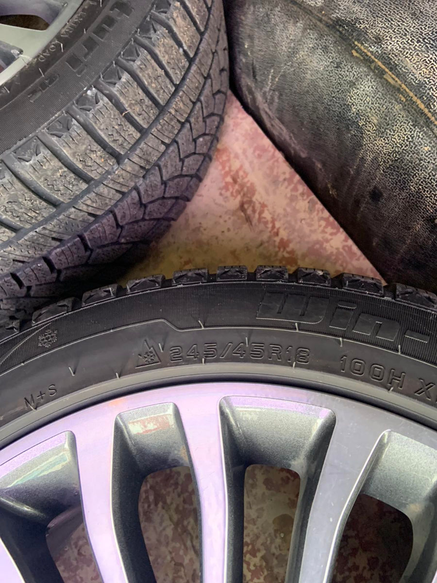 Jante Диски Ford R18 245*45 Форд Titanium с зимней резиной, после покраски 700€ foto 3
