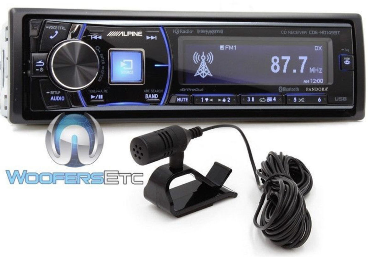 Alpine CDE-HD148BT foto 1