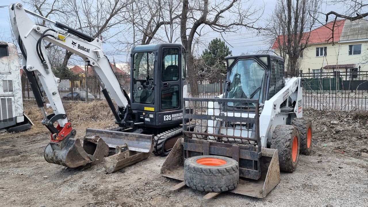 Bobcat +miniexcavtor + basculanta фото 4