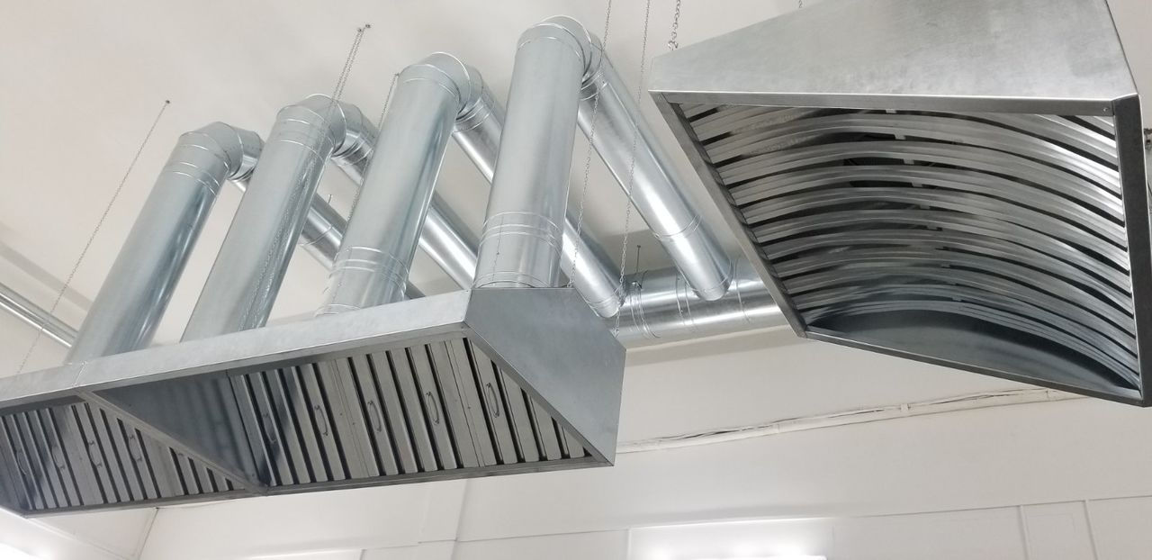 Hote Inox cu sistem de ventilare si instalare foto 12