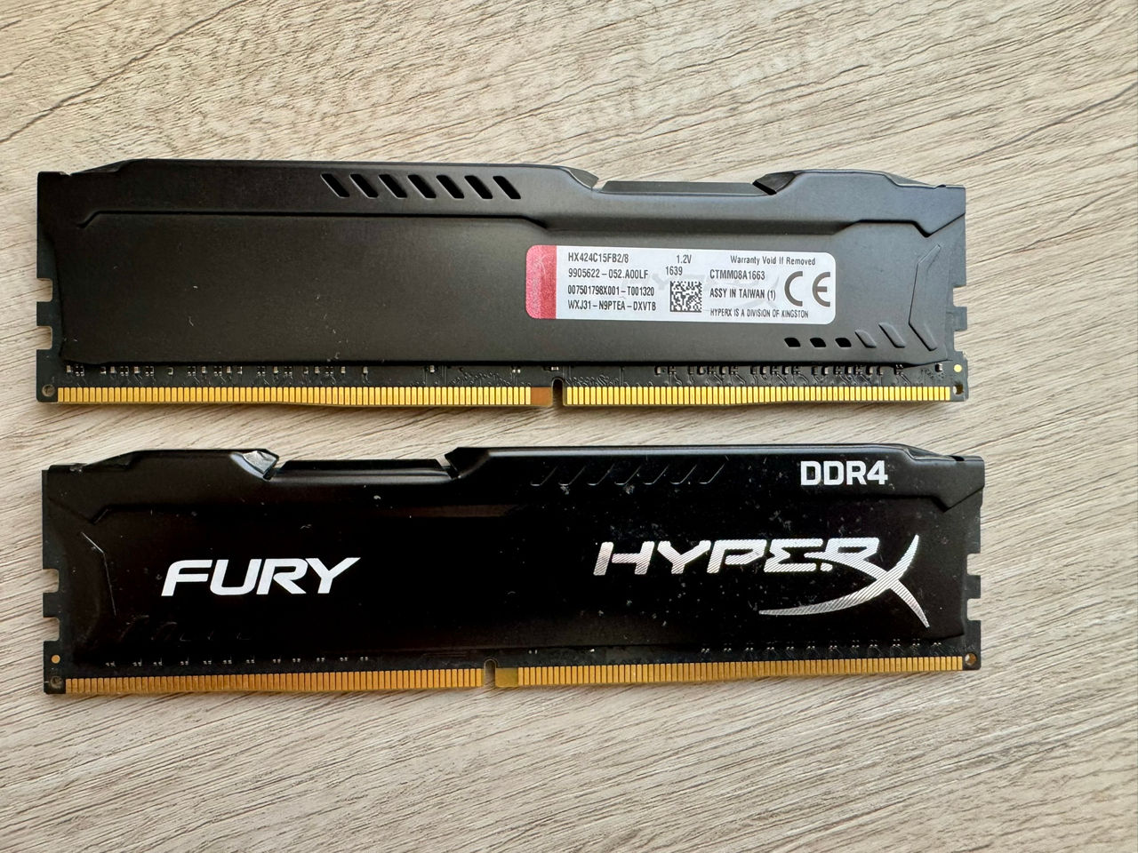 Продам оперативную память Kingston HX424C15FB2/8 8GB 1G x 64-Bit DDR4-2400 CL15  foto 0