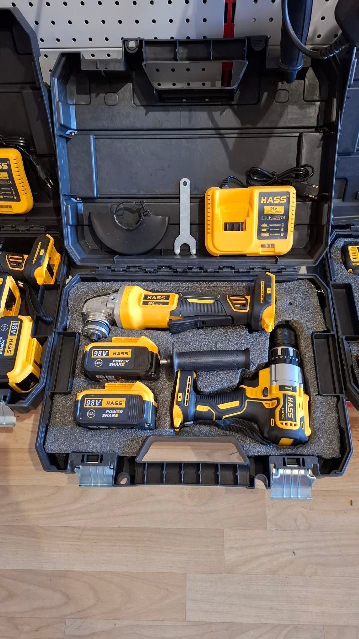 Masina de gaurit cu acumulator 20V/5Ah HASS (HAKI) seturi preturi mici foto 5