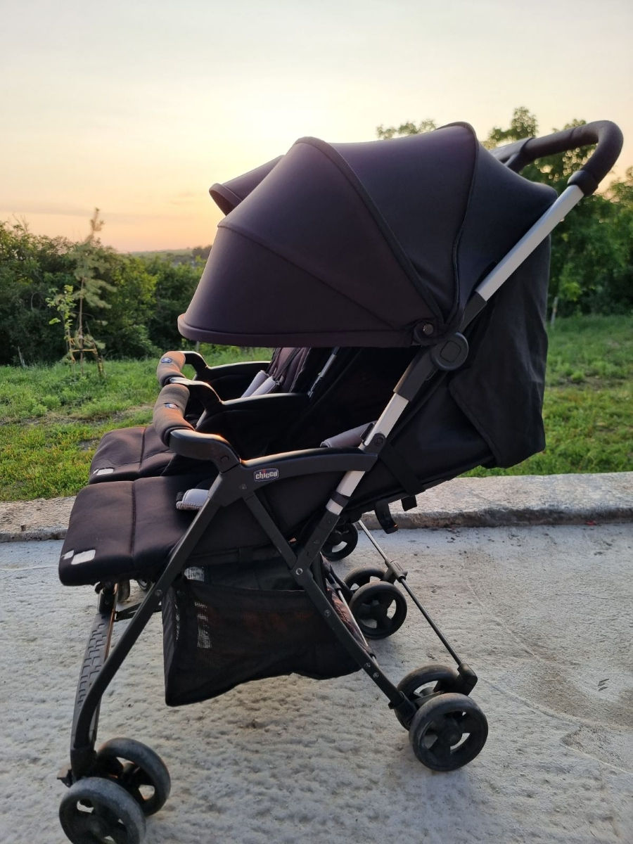 Cărucior gemeni Chicco Ohlala twin Black night foto 2