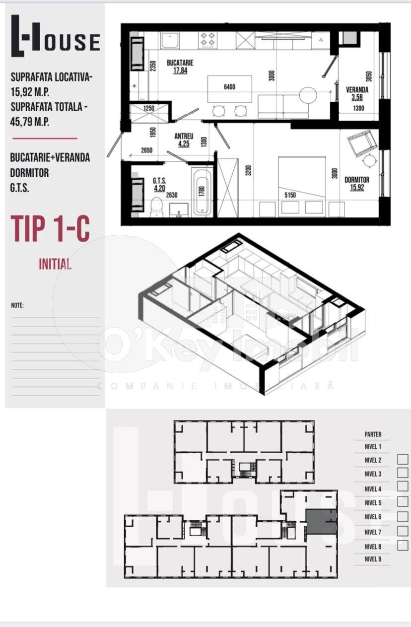 Apartament cu 1 cameră,  Centru,  Strășeni,  Strășeni foto 1