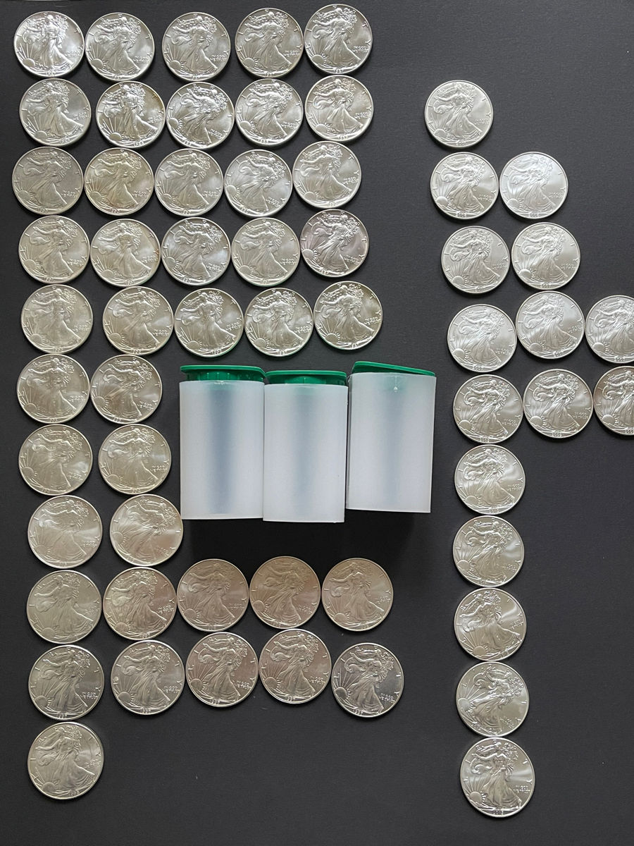 40 Х 1 Dollar 1 Oz Silver Серебрянные Монеты 1 Унция Австралия foto 7