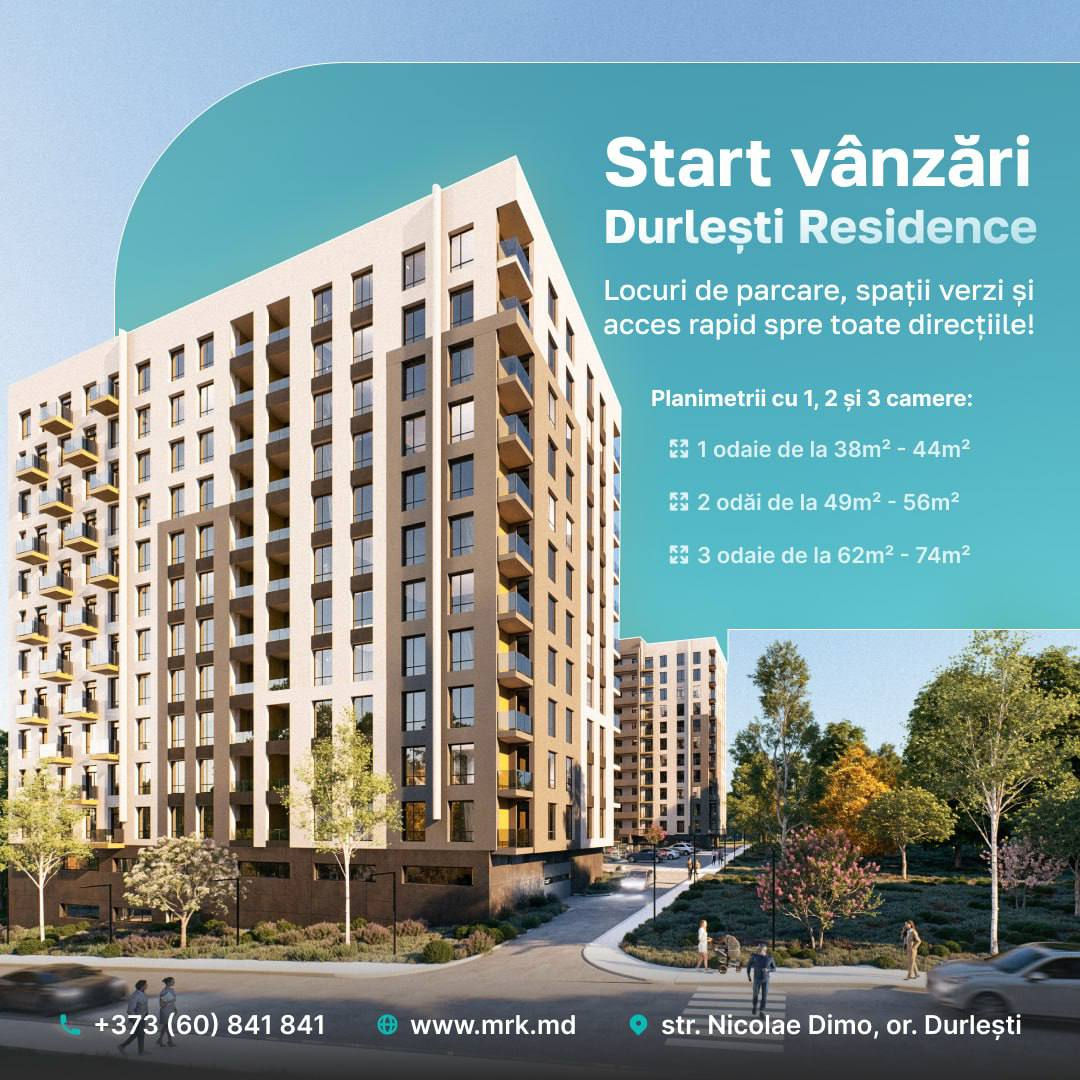 Apartament cu 3 camere,  Durlești,  Chișinău,  Chișinău mun. foto 3