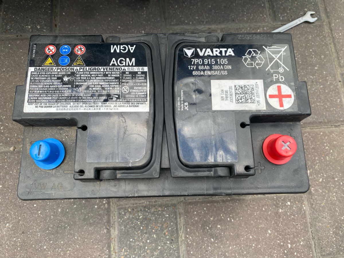 Varta AGM 7P0 915 105 68Ah foto 1