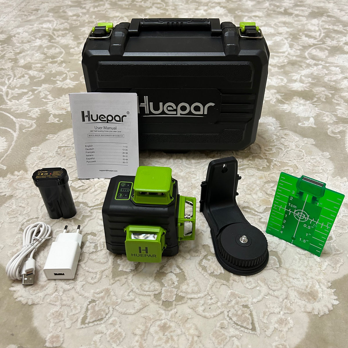 Huepar B03CG 3D 12 linii + magnet + tinta + garantie  + livrare gratis фото 3