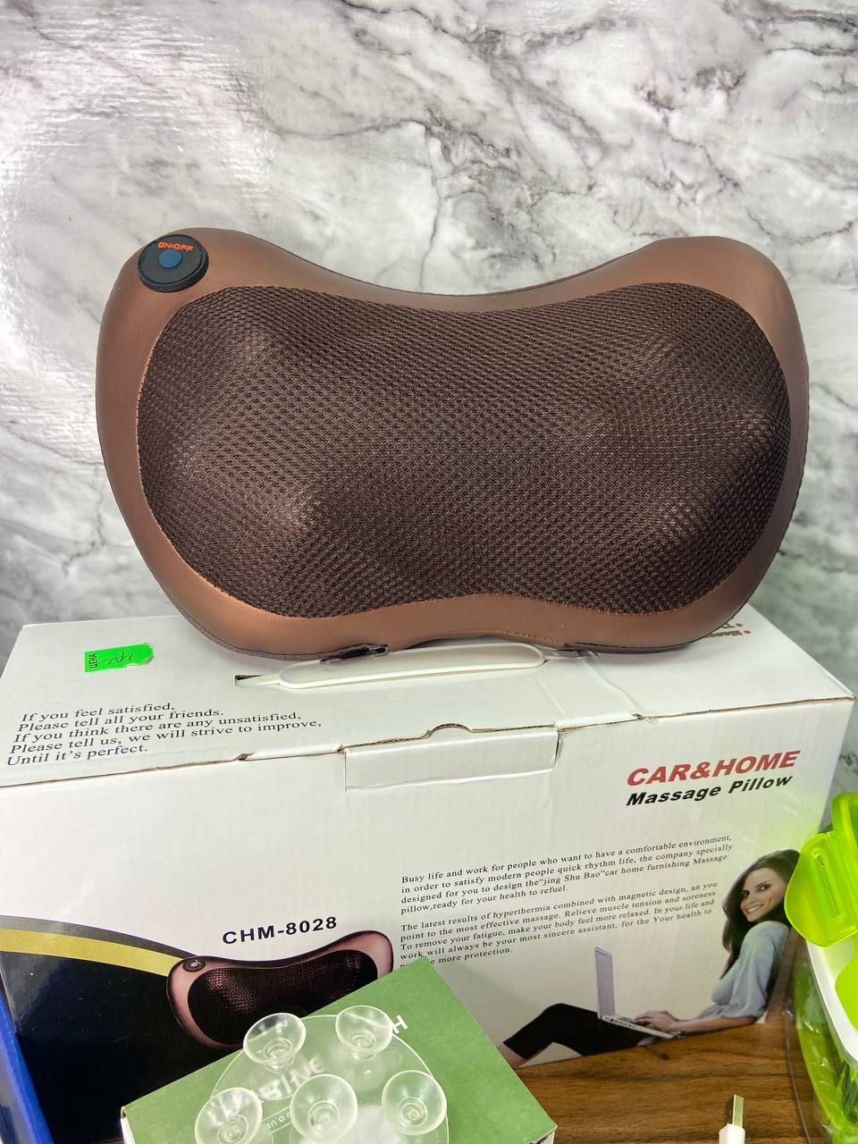 Чудо-Релакс!  Массажная подушка от усталости и напряжения Massage Pillow! foto 2