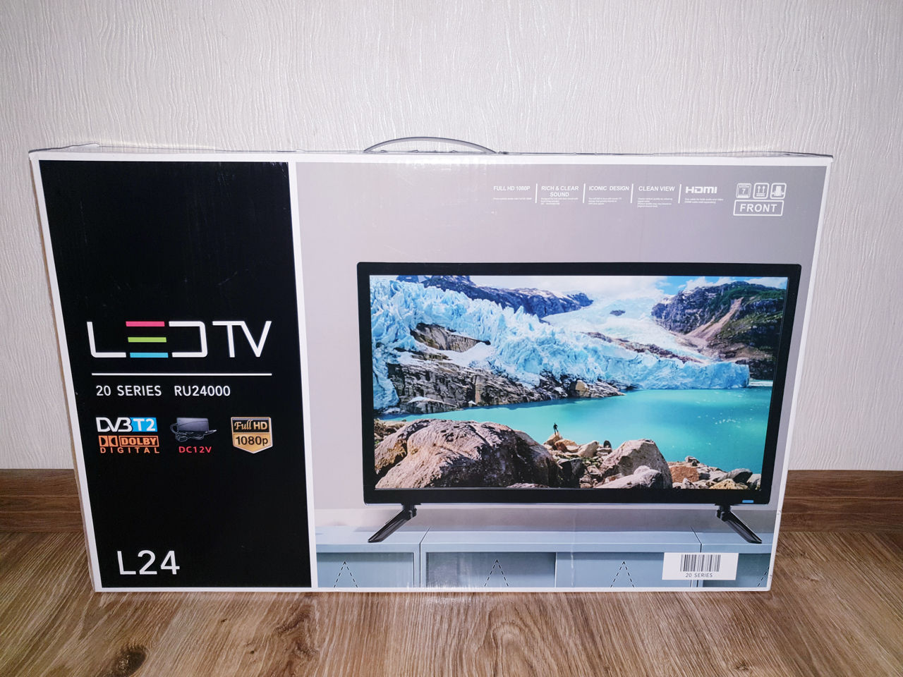 Телевизор FullHD RIAS 24 дюйма с LED дисплеем и Smart TV