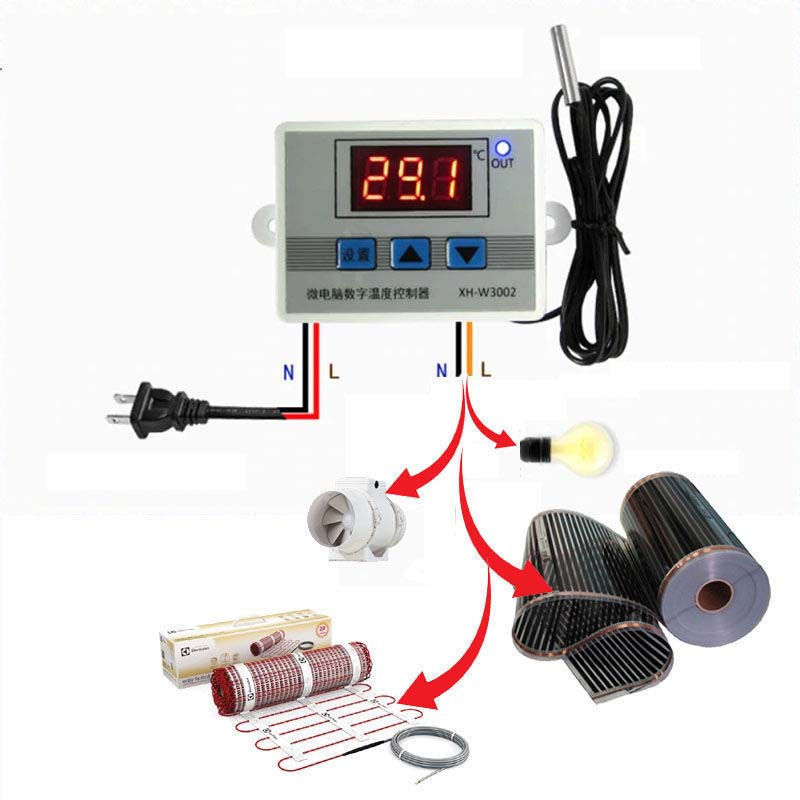 Терморегуляция Термореле Термостаты на 220V и на 12V. Для электронагревателей foto 0