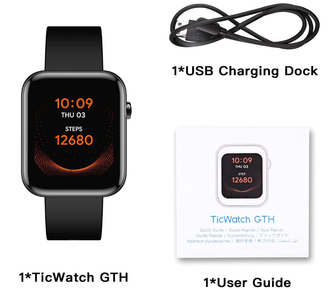 Умные часы Ticwatch GTH smartwatch foto 4