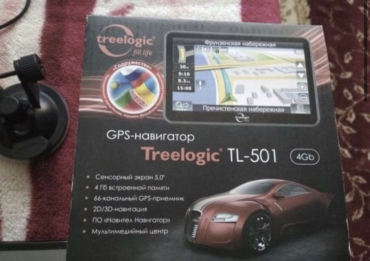 Как обновить навигатор treelogic tl 501 4gb через компьютер