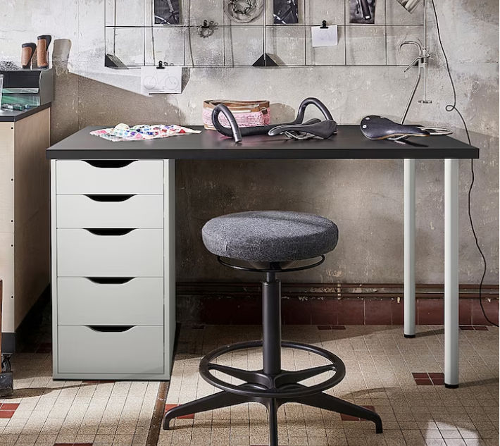 Masă de birou cu 5 sertare IKEA foto 0