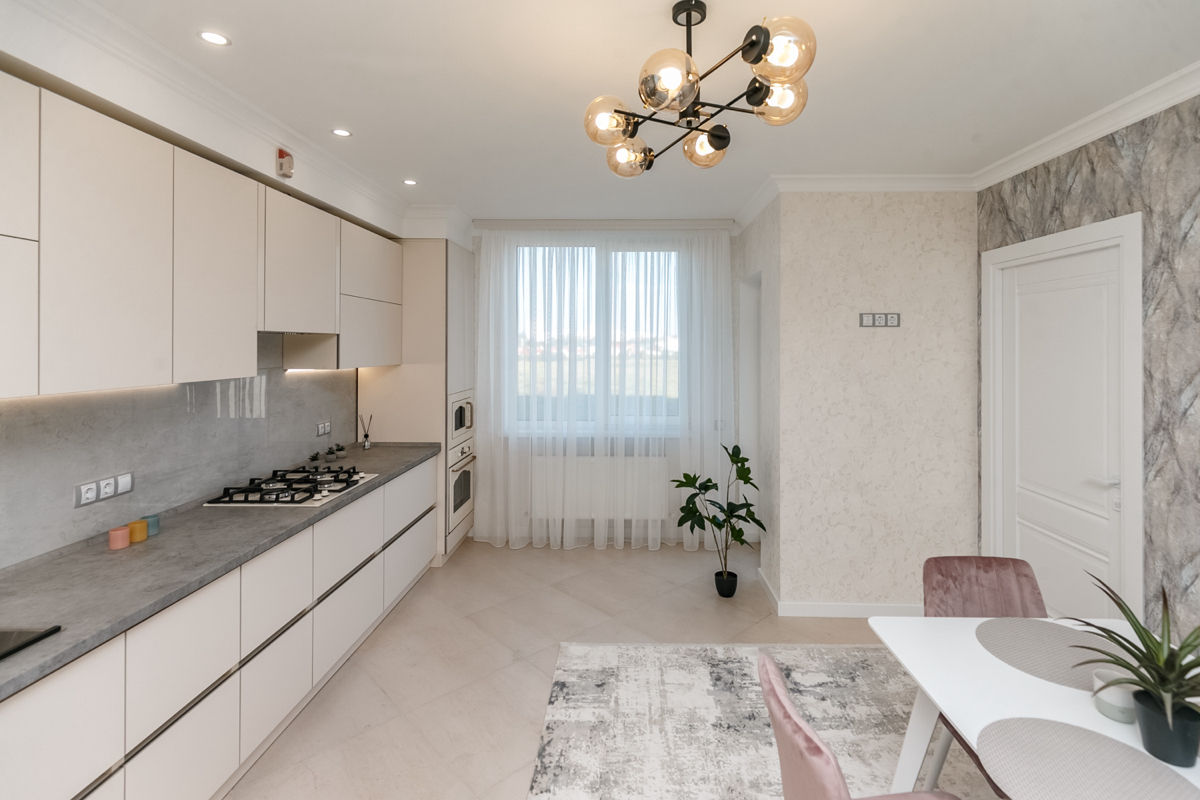 3-х комнатная квартира, 76 м², Ботаника, Кишинёв