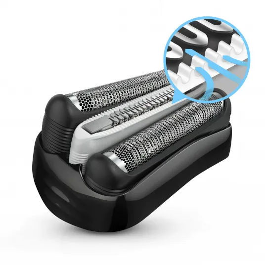 Электробритва Braun Series 3 3040s ProSkin WetDry, MicroComb, черный/синий. Новоя. Торг фото 2