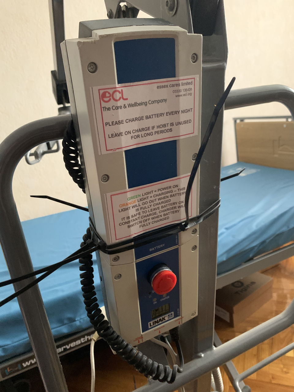 Pat medical pentru reabilitare, electric, 150kg macara electrica pentru persoane cu dezabilitati foto 4