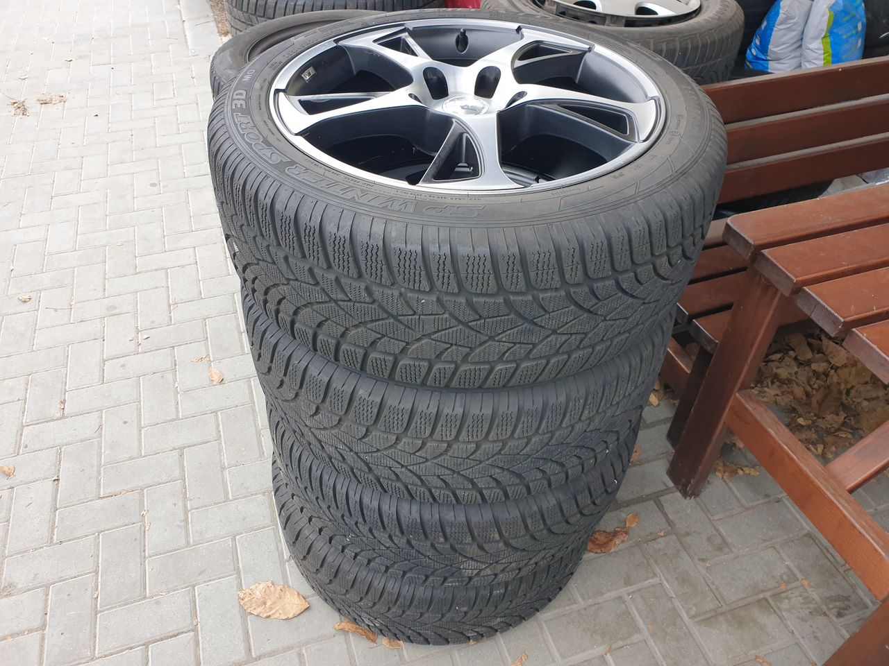 Dunlop WinterSport 255/45 R20, protectorul 85% + Jante R20 ABT 5x112 Audi A6 A7 S7 Q5 foto 11