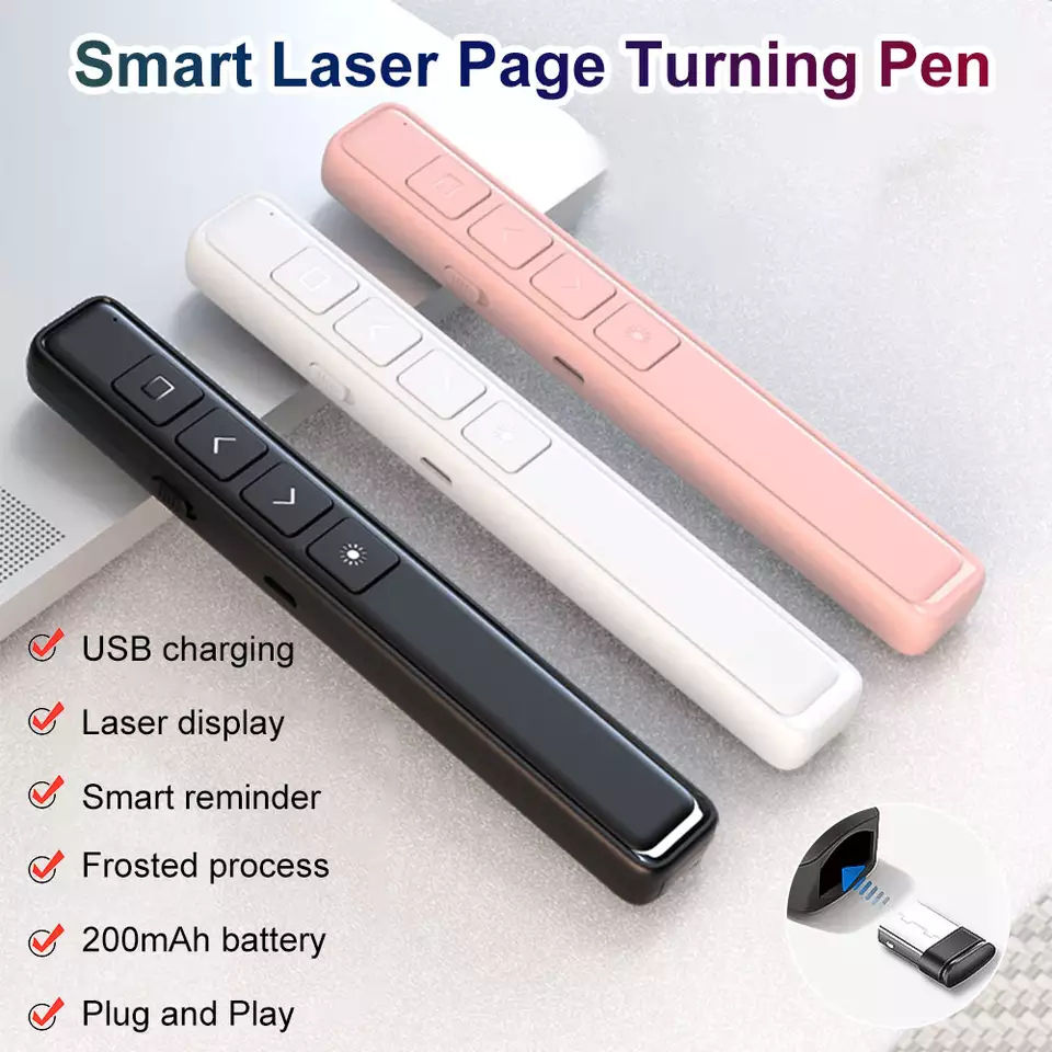 Prezenter laser pointer pentru prezentări PowerPoint