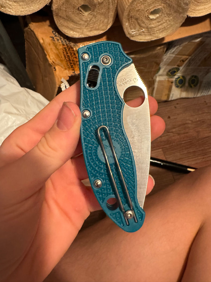 Spyderco Manix 2 C101PCBL2 Steel Mineral Blue Lightweight foto 2