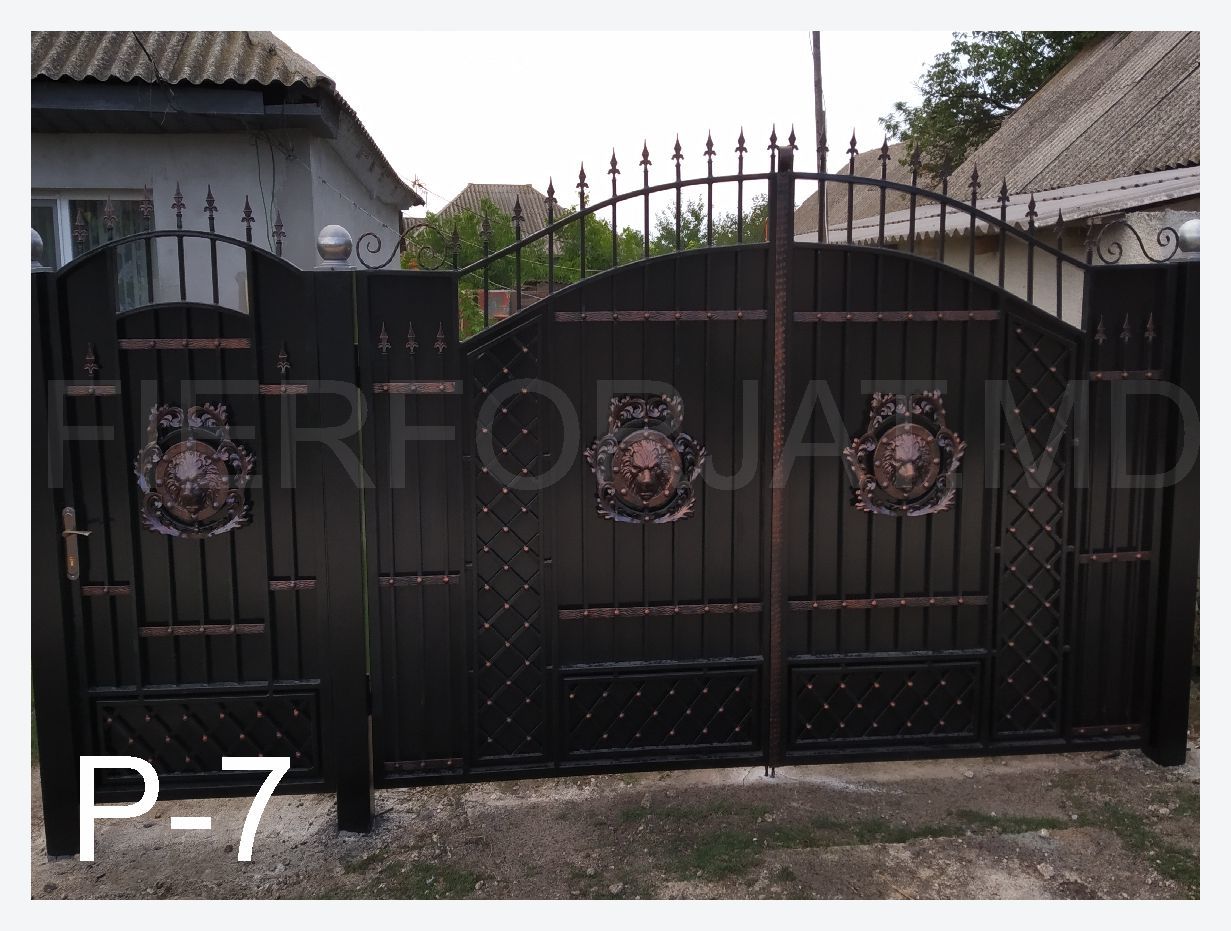 Porti fier forjat , porti metal, porti de la producator, obiecte din metal forjat , fier forjat foto 0