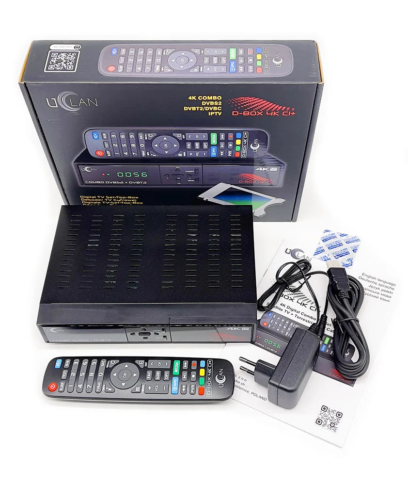 uClan D-Box 4K CI+ - cпутниковый ресивер с поддержкой CI+ foto 3