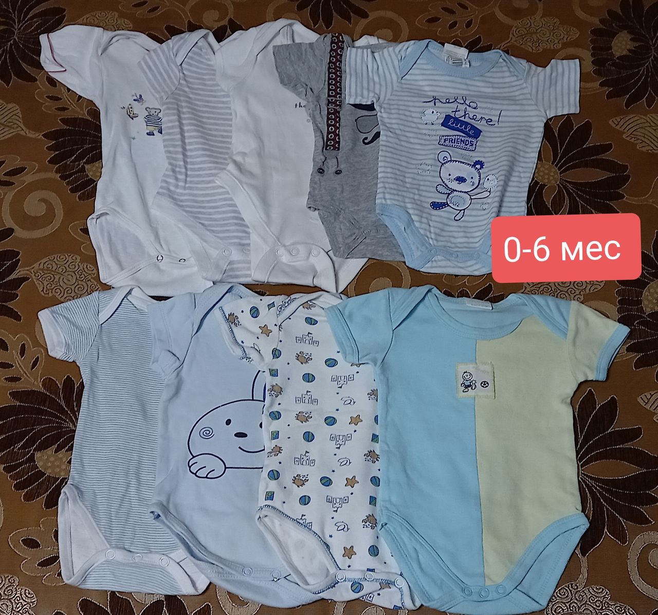 Детские вещи 0-6 мес