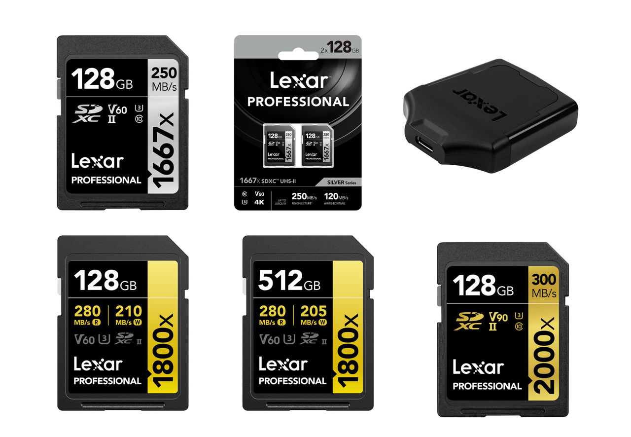 Sandisk Lexar 64 / 128 / 256 GB SDXC